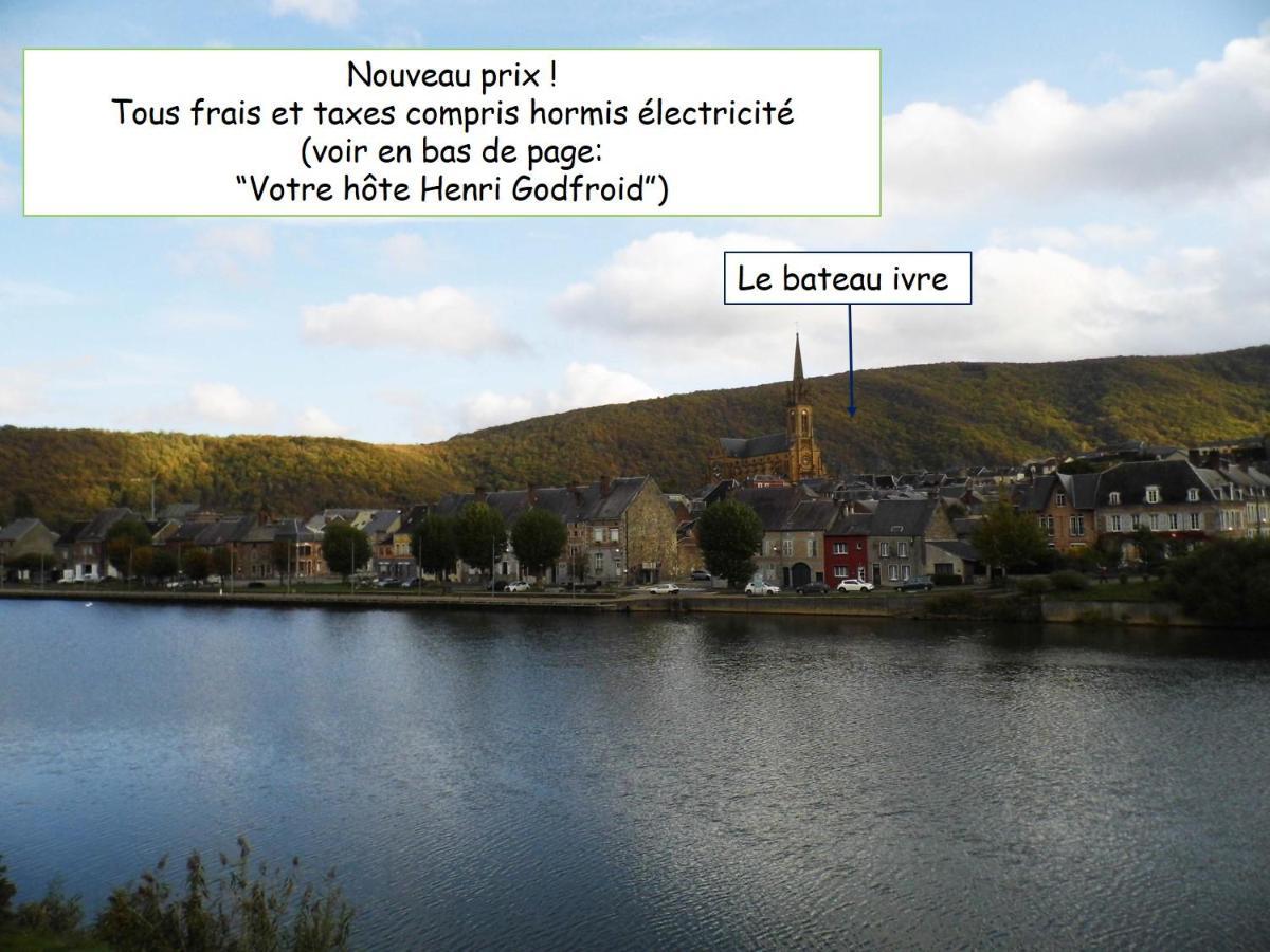 Villa Le Bateau Ivre Fumay Exterior foto
